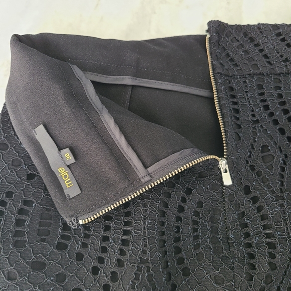 Maje embroidered mini skirt sz 36 - Picture 3 of 7